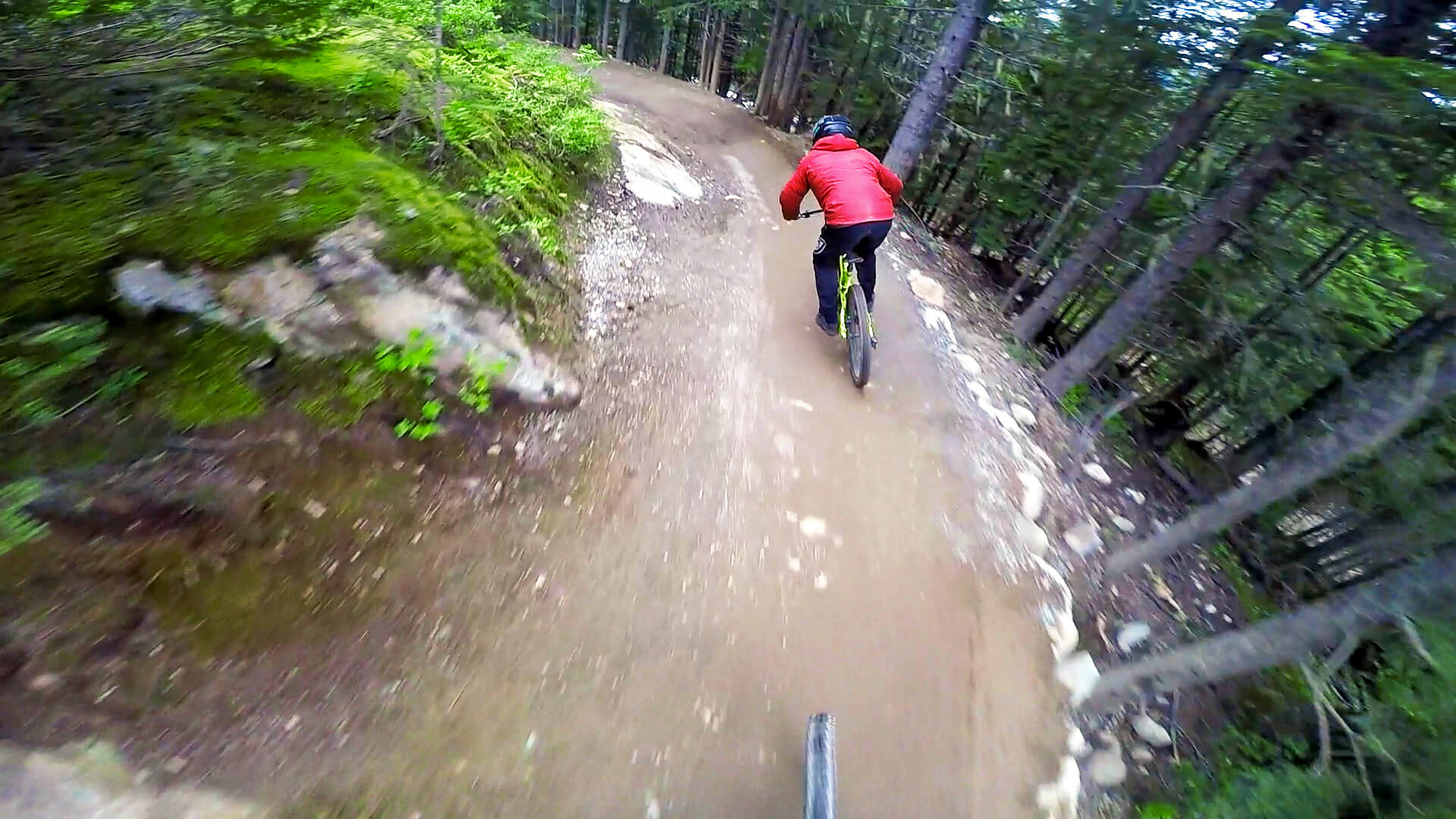 Piste VTT : B-line - Upper Whistler Mountain Bike Park - Vidéo Du Tracé ...