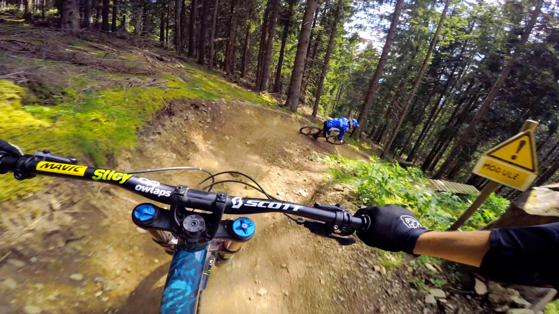 Piste VTT Hard Oisi re Les 7 Laux bike park vid o du trac